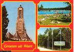 Ansichtkaart	Weert	3-luik, Verzamelen, Ansichtkaarten | Nederland, Verzenden, 1980 tot heden, Gelopen, Limburg