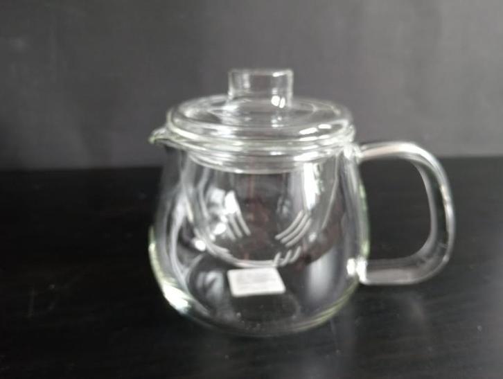 kleine theepot, 0.4 liter, Huis en Inrichting, Keuken | Servies, Zo goed als nieuw, Overige typen, Overige stijlen, Glas, Ophalen of Verzenden