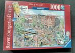 Ravensburger puzzel Amsterdam, Hobby en Vrije tijd, Denksport en Puzzels, Verzenden, 500 t/m 1500 stukjes, Zo goed als nieuw, Legpuzzel