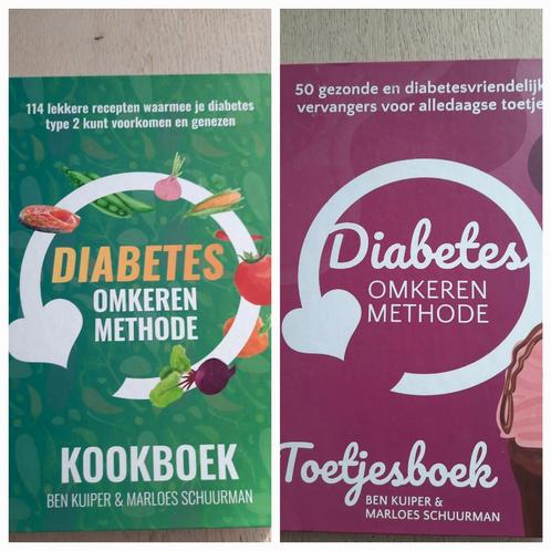 Diabetes Omkeren Methode Kookboek EN Toetjesboek, Boeken, Kookboeken, Zo goed als nieuw, Gezond koken, Ophalen of Verzenden