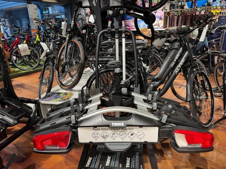Thule Velocompact 926 demo aanbieding, Auto diversen, Fietsendragers, Zo goed als nieuw, Trekhaakdrager, 3 fietsen of meer, Ophalen of Verzenden