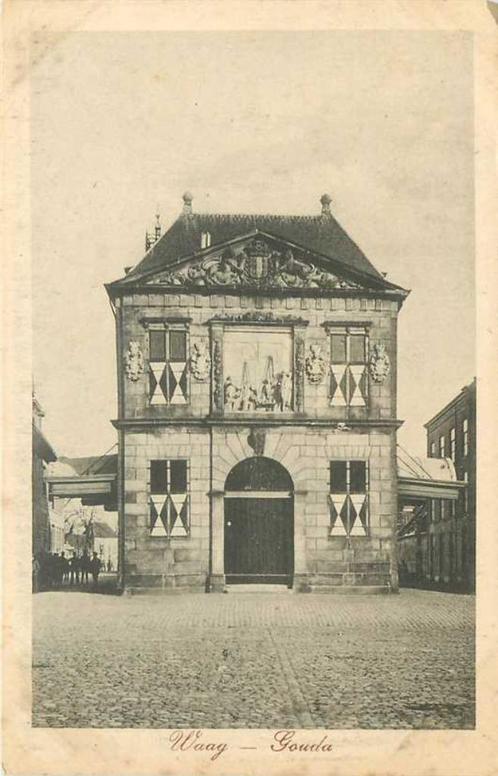 (380-951-025) Gouda Waag, Verzamelen, Ansichtkaarten | Nederland, Zuid-Holland, Verzenden