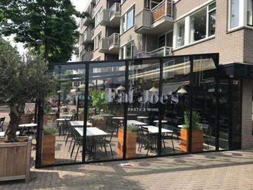 Terrasschotten op maat - Aluminium & Veiligheidsglas beschikbaar voor biedingen