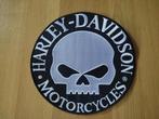 Harley Davidson Skull 23 cm rugpatch, Motoren, Accessoires | Overige, Nieuw, Patch