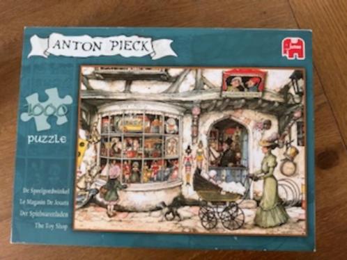Anton Pieck puzzel De Speelgoedwinkel, Hobby en Vrije tijd, Denksport en Puzzels, Zo goed als nieuw, Legpuzzel, 500 t/m 1500 stukjes