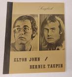 Elton John Bernie Taupin SONGBOOK 1970-ies Hippie uitgave, Gebruikt, Boek, Tijdschrift of Artikel, Verzenden