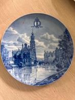 Delfts Blauw Herdenkingsbord Amsterdam 1275-1975, Antiek en Kunst, Antiek | Wandborden en Tegels, Ophalen of Verzenden