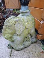 Betonnen olifantenbeeld / parasolvoet, Ophalen, Gebruikt, Beton, Dierenbeeld