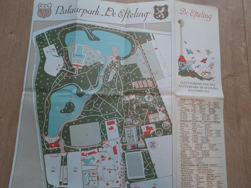 zeer oude efteling plattegrond, Verzamelen, Efteling, Gebruikt, Gebruiksvoorwerp, Ophalen of Verzenden