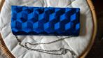 Bulaggi nieuw staat glans cobalt blauwe clutch schouder tas, Ophalen of Verzenden, Zo goed als nieuw, Blauw, Overige merken