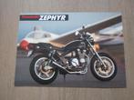 Kawasaki Zephyr 550 brochure folder 1991 ?, Ophalen of Verzenden, Kawasaki