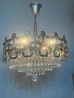 Vintage design Peris Andreu kroonluchter hanglamp kristal, Baak, Ophalen of Verzenden, Baak, Baak