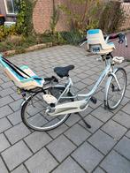 Gazelle Bloom Mamafiets met kinderzitjes maat 53, Ophalen, Gazelle, 53 tot 56 cm, Gebruikt