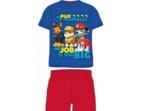 Paw Patrol Shortama - Blauw/Rood - Maat 128, Nacht- of Onderkleding, Paw patrol, Nieuw, Ophalen of Verzenden