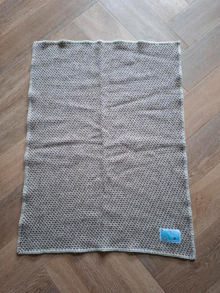 Pure Baby Love wollen Wiegdeken, Kinderen en Baby's, Dekens, Slaapzakjes en Inbakerproducten, Zo goed als nieuw, Deken, Minder dan 70 cm