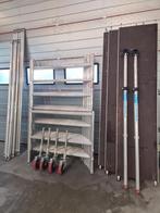 Mooie aluminium rolsteiger 8.2 meter werkhoogte, Doe-het-zelf en Verbouw, Steigers, Rolsteiger of Kamersteiger, Zo goed als nieuw
