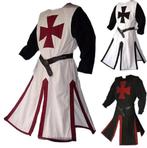 Heren kruisvaarders kostuum (middeleeuws ridder gewaad), Kleding | Heren, Verzenden, Nieuw, Overige maten, Kleding