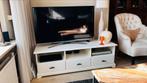 TV meubel IKEA Liatorp wit, Ophalen, Gebruikt, 100 tot 150 cm, Afmetingen 148 cm breed x 46 cm diep x 57 cm hoog.
