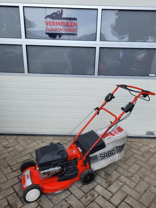 SABO GM 47-Vario Grasmaaier, Tuin en Terras, Grasmaaiers, Zo goed als nieuw, Benzine-grasmaaier, 40 t/m 49 cm, Cirkelmaaier, Versnellingen