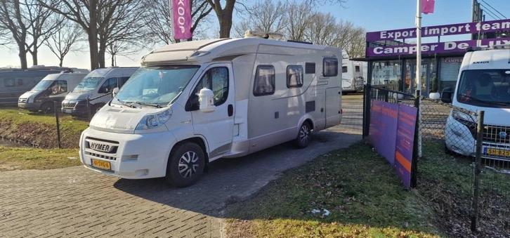 Luxe Hymer T614 Exclusive Line 180PK, Caravans en Kamperen, Campers, Bedrijf, tot en met 4, Integraal, Hymer, Fiat, Diesel, Handgeschakeld