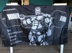 Fitness Vlag - Wees Sterker Dan Je Excuses, Ophalen, Zo goed als nieuw