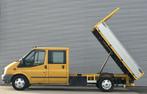 Ford Transit 330L 2.4 TDCI DC Kipper nieuwe apk, Auto's, Bestelauto's, Gebruikt, 2800 kg, Origineel Nederlands, Bedrijf