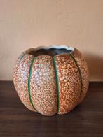 Vaas pompoen, Overige kleuren, Aardewerk of Porselein, Ophalen of Verzenden, Zo goed als nieuw