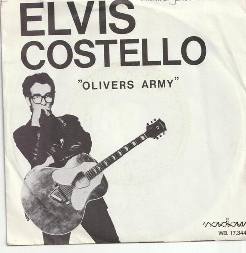 Elvis Costello -Oliver's Army & My Funny Valentine, Cd's en Dvd's, Vinyl Singles, Gebruikt, Pop, Ophalen