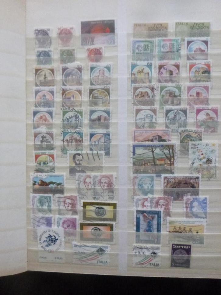 Dik stockboek Italia, Israel, Cote divoire, Hong Kong, Postzegels en Munten, Postzegels | Volle albums en Verzamelingen, Buitenland