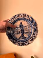 Delfts blauw bord Barneveld Oud Veluwse Markt, Ophalen of Verzenden