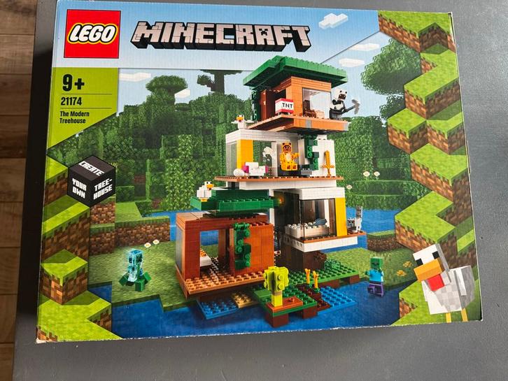 LEGO Minecraft De Boomhut 21174, Kinderen en Baby's, Speelgoed | Duplo en Lego, Nieuw, Lego, Complete set, Ophalen of Verzenden