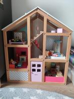 Leuk voor Sinterklaas/Kerst. Poppenhuis, incl poppetjes, Ophalen, Zo goed als nieuw, Poppenhuis