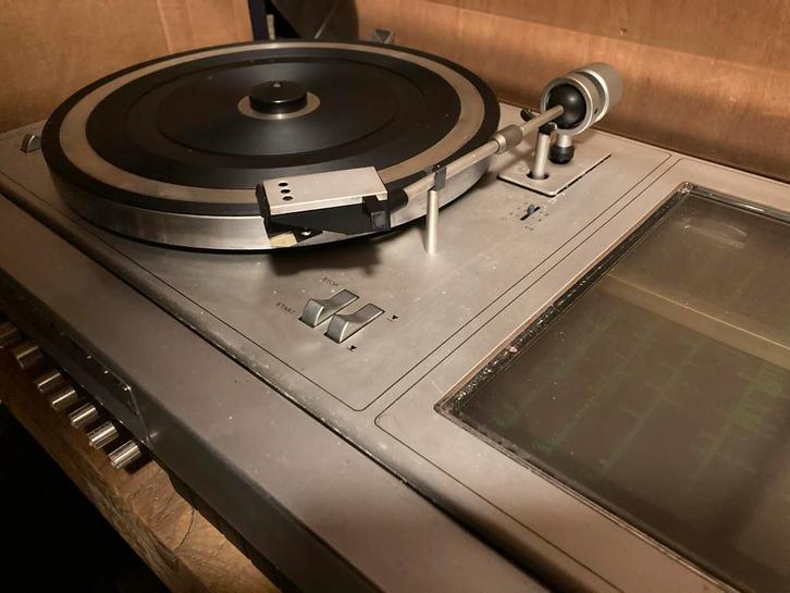 Vintage Philips Tuner + Platenspeler - Model 802, Audio, Tv en Foto, Platenspelers, Gebruikt, Platenspeler, Philips, Ophalen