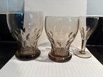 Kristalunie 1932 Art Deco Rookglas Servies - 21 Delig, Ophalen of Verzenden