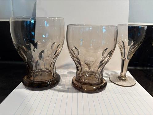 Kristalunie 1932 Art Deco Rookglas Servies - 21 Delig, Antiek en Kunst, Antiek | Glas en Kristal, Ophalen of Verzenden