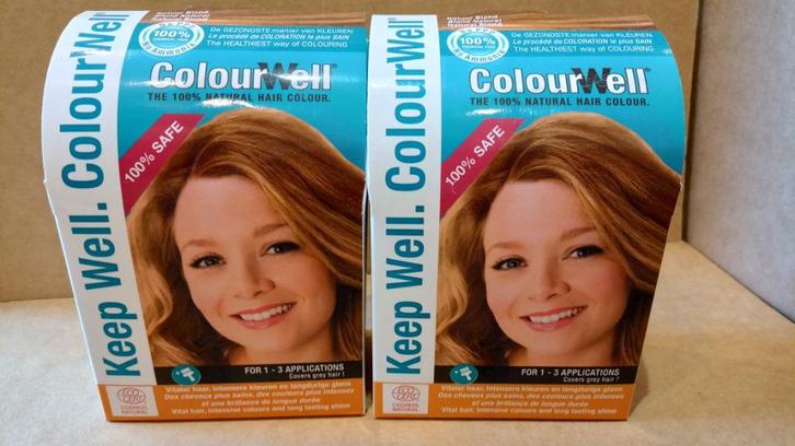 Colourwell natuurlijke haarverf, ook anti-grey, Sieraden, Tassen en Uiterlijk, Uiterlijk | Lichaamsverzorging, Nieuw, Overige typen