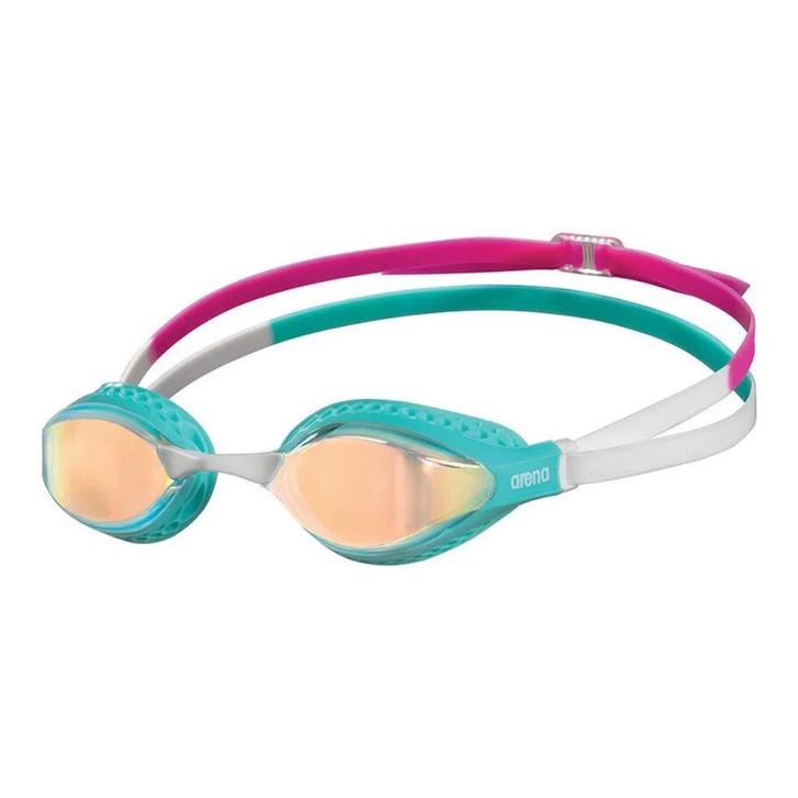 Nieuwe Arena Air Speed Mirror Zwembril Yellow Copper, Watersport en Boten, Duiken, Nieuw, Duikbril of Snorkel, Ophalen of Verzenden