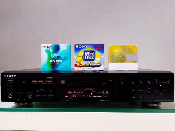 SONY MDS-JE 780  MD SPELER " VERKOCHT-SOLD ", Audio, Tv en Foto, Walkmans, Discmans en Minidiscspelers, Ophalen of Verzenden