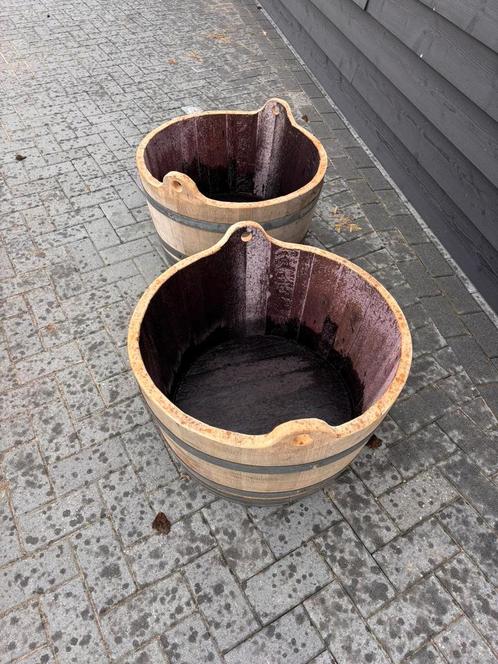 De goedkoopste eikenhouten bloembakken met handgrepen, Tuin en Terras, Bloembakken en Plantenbakken, Hout, Minder dan 60 cm, Ophalen