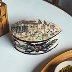 Chinees pillendoosje van been, Antiek en Kunst, Curiosa en Brocante, Verzenden