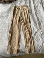 Beige plooi broek wijde pijpen s 36 shein basic, Ophalen of Verzenden