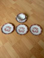 Soepkom en schotels Seltmann Weiden Bavaria Theresia Rood, Antiek en Kunst, Antiek | Servies los, Ophalen of Verzenden