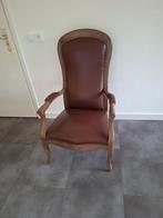 Comfortabele fauteuil - past niet meer in interieur, Huis en Inrichting, Stoelen, Ophalen, Gebruikt, Bruin, Klassiek