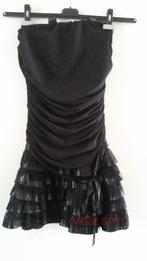 Jurk of galajurk maat s/m, Ophalen of Verzenden, Zo goed als nieuw, Zwart, Galajurk