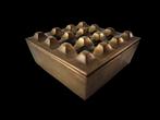 Schitterende vintage messing sculptureel design ashtray, Antiek en Kunst, Ophalen of Verzenden