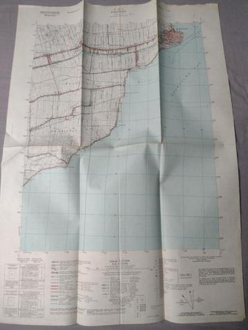 20 A Enkhuizen Bovenkarspel Oosterleek Plattegrond 1951 beschikbaar voor biedingen