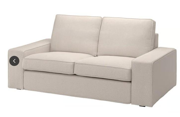 Ikea 2-zitsbank KIVIK 2jr oud, Huis en Inrichting, Banken | Bankstellen, Gebruikt, Rechte bank, Tweepersoons, 150 tot 200 cm, 75 tot 100 cm