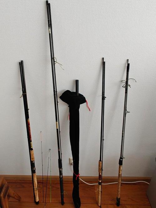 Feeder, winkle picker, spinhengels, Watersport en Boten, Hengelsport | Algemeen, Gebruikt, Werphengel, Ophalen