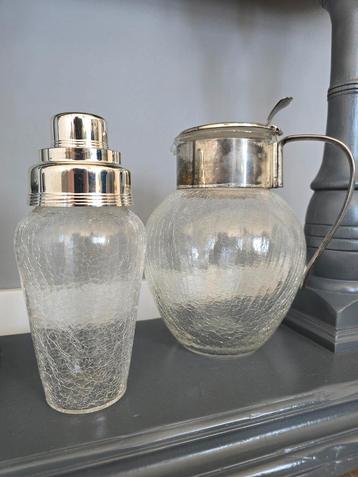 Prachtige antieke craquelé WMF cocktailshaker 50S €20 beschikbaar voor biedingen