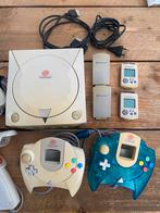 Sega Dreamcast Set Compleet, Spelcomputers en Games, Spelcomputers | Sega, ., Met 2 controllers, Ophalen of Verzenden, Saturn of Dreamcast